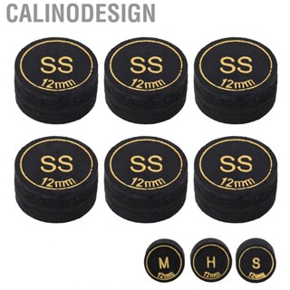 Calinodesign Pool Billiard Cue Tips  Replacement PU Material Compact for Home