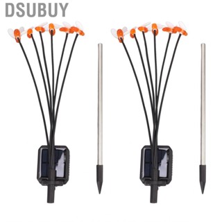 Dsubuy Solar Garden Lights IP65  6 Light Head Decorative Honeybee