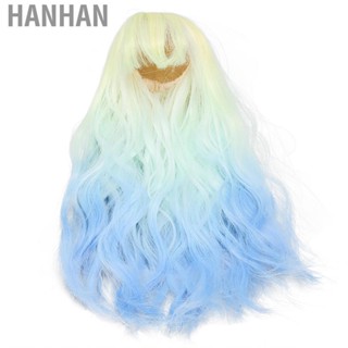 Hanhan 1/6 Doll Wig Gradient Colors Making Hair For Replacement Decoration DIY