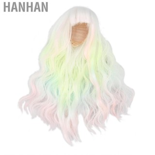 Hanhan 1/6 Ball Jointed Doll Wig Ice  Gradient Color For 15.5 To 17cm