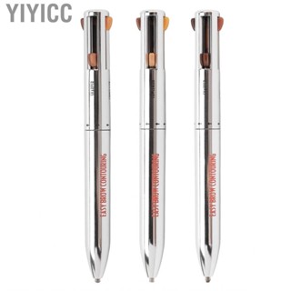 Yiyicc 4 In1 Eyebrow Contour   Pen Colors Long Wearing for Beauty