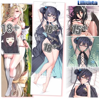 ปลอกหมอน พิมพ์ลายการ์ตูนอนิเมะ Dakimakura Kisaki and Ogata Kanna สีฟ้า สําหรับตกแต่งบ้าน