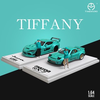 Tm 1:64 Toyota Supra Mazda RX7 Tiffany Refitment Diecast รถของเล่น สําหรับเด็กผู้ชาย ของขวัญวันเกิด รถของเล่น คอลเลกชัน