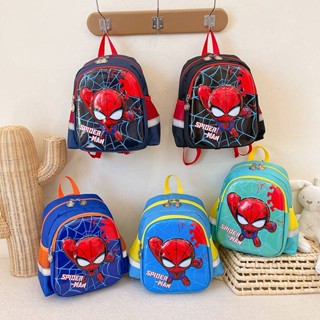 Childrens Schoolbag Boys Spiderman Schoolbag New Cartoon 3-6 Years Old Girls Schoolbags Advanced, Intermediate and Elementary Classes Boys Backpack 0P58