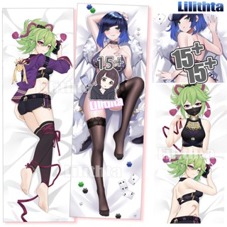 ปลอกหมอน ลายการ์ตูนอนิเมะ Dakimakura Genshin Impact Kuki Shinobu Yelan Game แฮนด์เมด