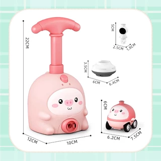 ของเล่น รถปั๊มลูกโป่ง ของเล่นรถบอลลูนแสนสนุก การทดลองอากาศพลศาสตร์ ของเล่นเพื่อการศึกษาสำหรับเด็ก