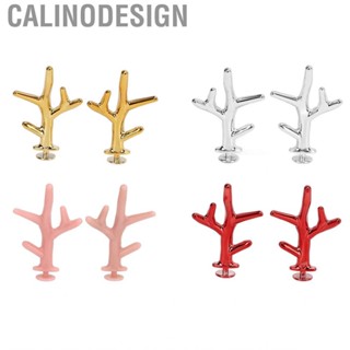 Calinodesign Antler Shoe Decoration  Accessories Glossy Surface Christmas Gift 2PCS for Sandals