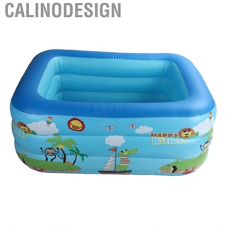 Calinodesign Baby Pool  Rectangular  Air Leakage Inflatable for Outdoor over 3 Years Old