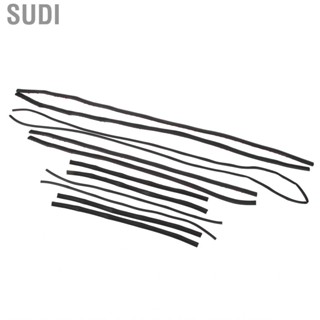 Sudi 6PCS Car Rubber Seal Strip Noise Reduction  Insulation Trunk Weather Replacement For Tesla Model 3 Styling