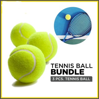 🔥พร้อมส่ง🔥 ลูกเทนนิสมือสอง ลูกเทนนิส Tennis ball (3 ลูก/แพ็ค) ลูกเทนนิ