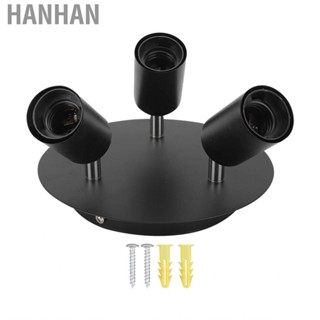 Hanhan Ceiling Spotlight Holder 3 Head Rotating Lamp Base