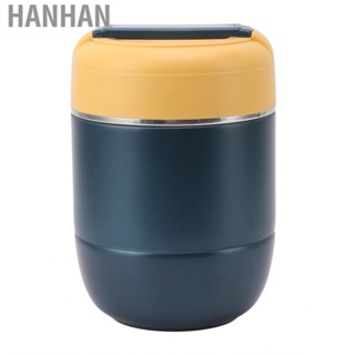 Hanhan Portable Insulated Lunch Containers 4 Tiers Double Layer Large