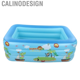 Calinodesign Family Swimming Pool  PVC Dual Use Zoo Print Inflatable for Backyard 3 Years Old and Above Garden