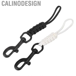 Calinodesign Hand Woven Diving Lanyard  Lost Strap Underwater Safety Rope With