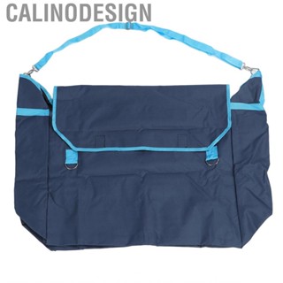 Calinodesign Horse Feeder Sack Storage Bag  Grid Opening Oxford Cloth Hay Large  for Stable