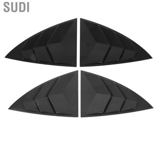 Sudi Side Window Spoiler  Scratch Resistant Louvers Trim Triangle for Model Y