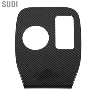 Sudi Central Control Gear Shift Panel Cover Carbon Fiber Interior Decoration Accessories Replacement for Ford Mustang Mach E2021-2023