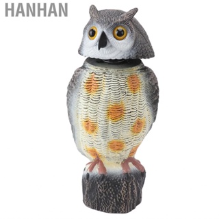 Hanhan Fake Owl Bird Scarecrow Decoy Plastic For Outdoor