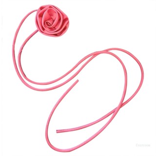 โชคเกอร์ ริบบิ้น ลายดอกไม้ ที่ไม่ซ้ําใคร สําหรับวันวาเลนไทน์