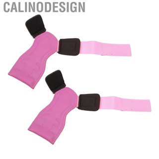 Calinodesign Wrist Support Deadlift Strap  2PCS Purple Weight Lifting  Skid with Thickened Steel Buckle for Strength Training