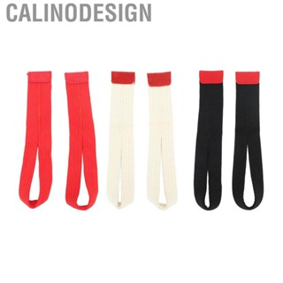 Calinodesign New Pair Lifting Wrist Strap Soft Polyester Fixed  Slip Gym Strength Trainin