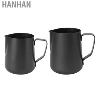 Hanhan Frothing Pitcher Stainless Steel Coffee Steaming Jug Creamer Cup US