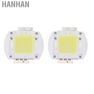 Hanhan 2pcs Round   100W High Power White Light 9600LM 6000K Beads