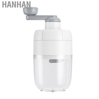 Hanhan Shaved Ice Maker  Easy Use  Plastic Quick Planing Safe Hand Shaving Machine for Restaurant