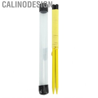 Calinodesign Golf Alignment Stick  Direction Indicator Yellow 3m Rope Fiberglass for Outdoor Course