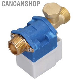 Cancanshop 4/5in Meter Electric Solenoid Valve Normally Closed Solar Water Heater Auto Direct Action AC220V