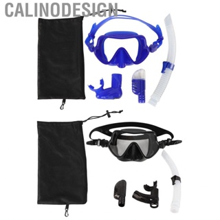 Calinodesign Swim  Diving Snorkel Half Face HD Soft Silicone Full Wrap Training Essential Top Snorkeling Gear