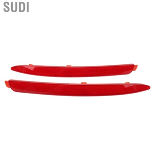 Sudi 1Z0945105A ABS Improve Driving Safety Easy To Install Rear Bumper Reflector Red  Scratch for Autos