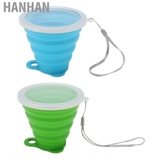 Hanhan Folding Camping Cup  Expandable Drinking Flexible Portable Collapsible for Office