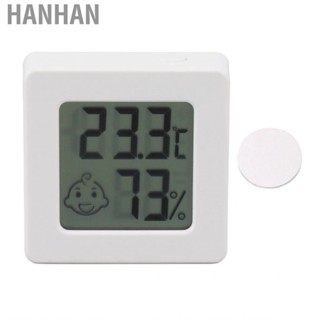 Hanhan Mini  Hygrometer  Stylish Lightweight High Accuracy Easy To Use Digital Display for Home