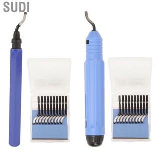 Sudi Deburring Tool Set  High Efficiency Effort Saving Ergonomic Design Edge Burr  Steel with 10 Blades for 3D Printing Resin Art