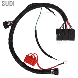 Sudi Dual Electric Fan Upgrade Wiring Harness ABS Dust Resistant Cooling Wire 7L5533A226T for Truck SUV