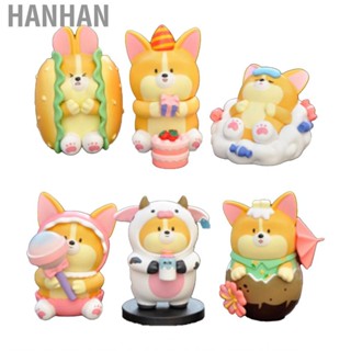 Hanhan Cartoon Figure Toy  Exquisite Pattern Great Gift Dog Tabletop Cute Durable Easy To Clean for Car Office