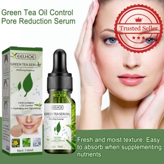 Eelhoe Green Tea Pore Shrinking Essence เอสเซ้นบํารุงผิวหน้า ไวท์เทนนิ่ง ผ่อนคลาย ฝ้า เซรั่มบํารุงผิว V7O1