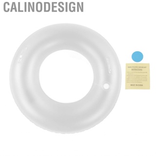 Calinodesign Inflatable Swimming Rings Compact PVC Summer Pool Ring Foldable Environmental Protection for Party