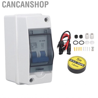 Cancanshop Mini Circuit Breaker   50A 4000A Icu Pa66 DC1000V Disconnect Switch Transparent Cover with Distribution Box for Grid Connected System