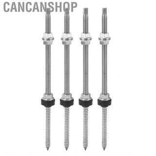 Cancanshop 4PCS PV Bracket Double Head Screw Photovoltaic Mounting Stainless Steel