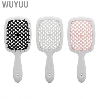 Wuyuu Detangling Brush  Professional Hollow Out Massaging for Hair
