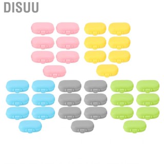 Disuu 7Pcs/set  Case Portable Detachable Safe Mini 4 Compartments Organizer for Outdoor Travel Storage Box