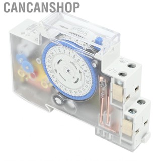 Cancanshop Mechanical Timer Switch  24h ABS Copper AC 220‑240V Professional Accurate for Electrical System