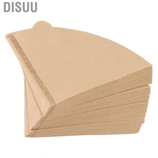 Disuu 100Pcs Cone Coffee Filter Paper Replacement 1‑2 Cup Disposable Dripper Fi