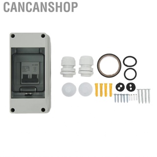 Cancanshop DC Circuit Isolator  1000V IP65  50A Miniature Breaker for Solar PV System