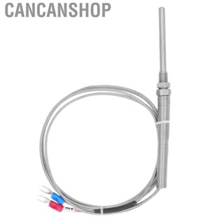 Cancanshop K Type Thermocouple 304 Stainless Steel 0-400°C Temperature  5x50mm M8 Probe with Insulation