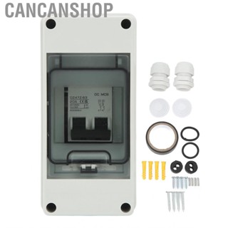 Cancanshop 2P DC Miniature Circuit Breaker Disconnect Switch 4000A ICU