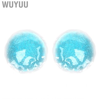 Wuyuu Ice Gel Eye Pad Reusable Blue Safe Cooling for Home Men Women