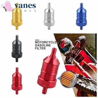 Vanes1 ไส้กรองน้ํามันเชื้อเพลิง อลูมิเนียมอัลลอย 8 มม. พร้อมแกนทองแดง 8 มม. สีดํา แดง ทอง เงิน น้ําเงิน อุปกรณ์เสริม สําหรับรถจักรยานยนต์